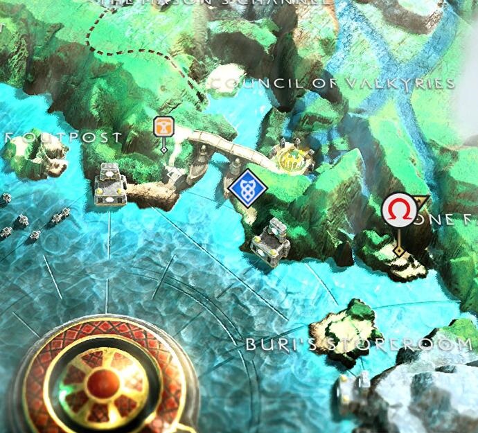 God of War - All 12 Treasure Maps & Location - Island of Light - C88D31E