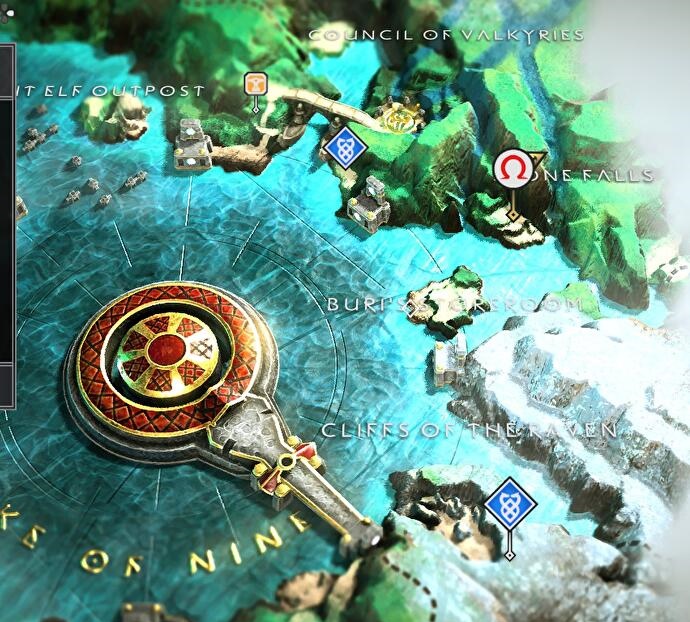 God of War - All 12 Treasure Maps & Location - The Boat Captain's Key - 1B17C2E