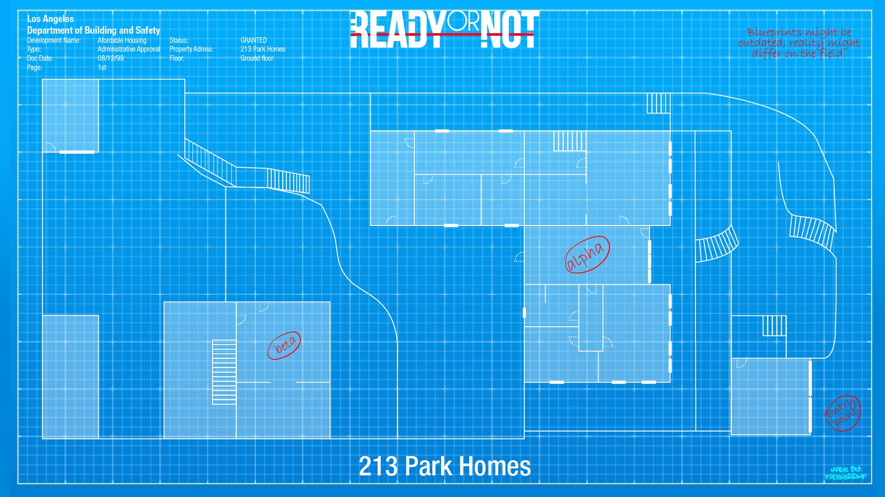 Ready or Not - Blueprints for 213 Park Homes - Ground Floor - 9CDDB17