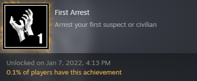 Ready or Not - First Arrest Achievement Unlock - Guide - CEFFAFB