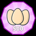 Roblox Clicker Simulator - Badge 500 Eggs Opened!