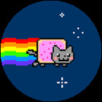 Roblox The Meme RV - Badge Nyan Cat