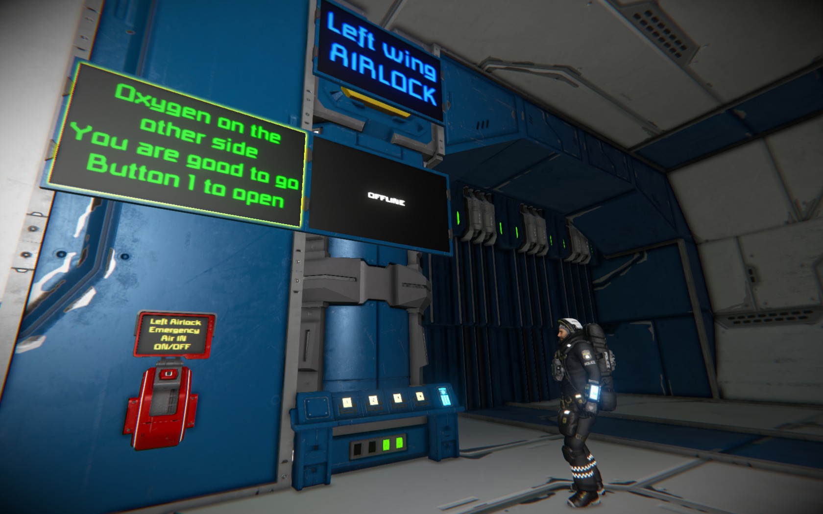 Space Engineers - Auto Airlock Basic Guide - Enhance your airlock : - 82F7B77