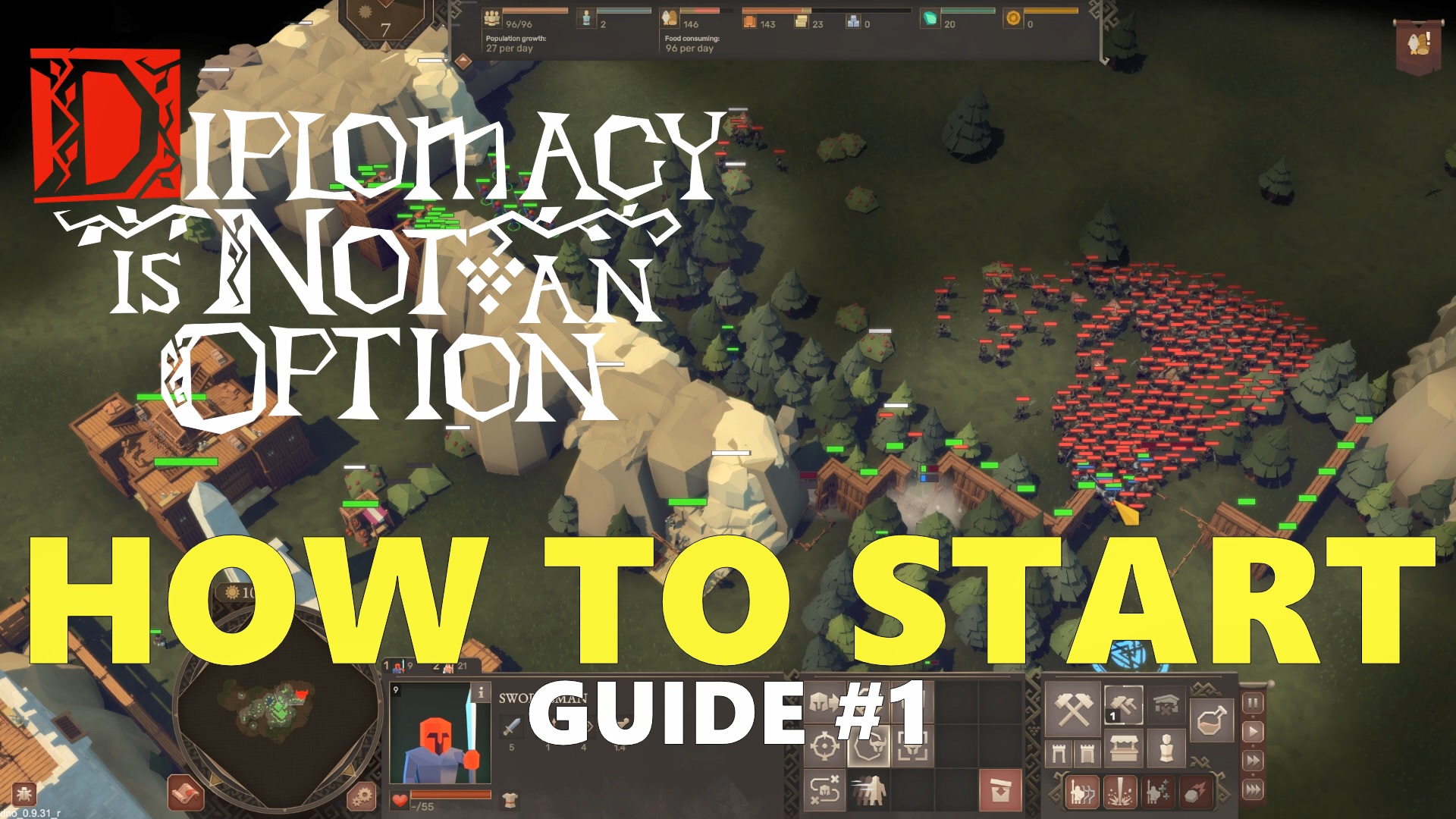 Diplomacy is Not an Option - Gameplay Basic Overview - Beginners Guide - Explanation - C23D348
