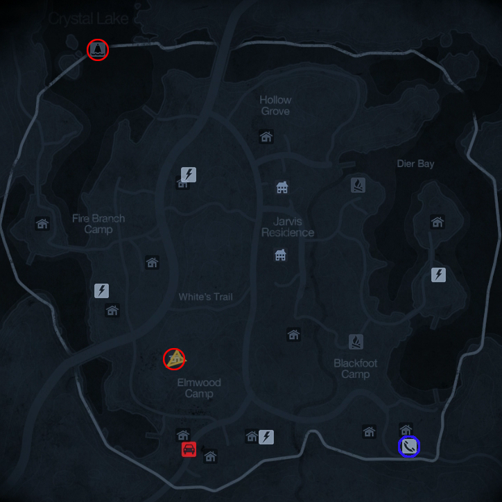 Friday the 13th: The Game - 4 Maps Variants for Jarvis House - Variant 2 - 077E664
