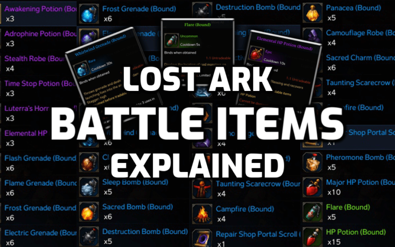 Lost Ark - Useful Tips for Leveling - UI Settings - Quest & Map Guide - 1.9 - Battle Item Selection Chests - 0D7873D