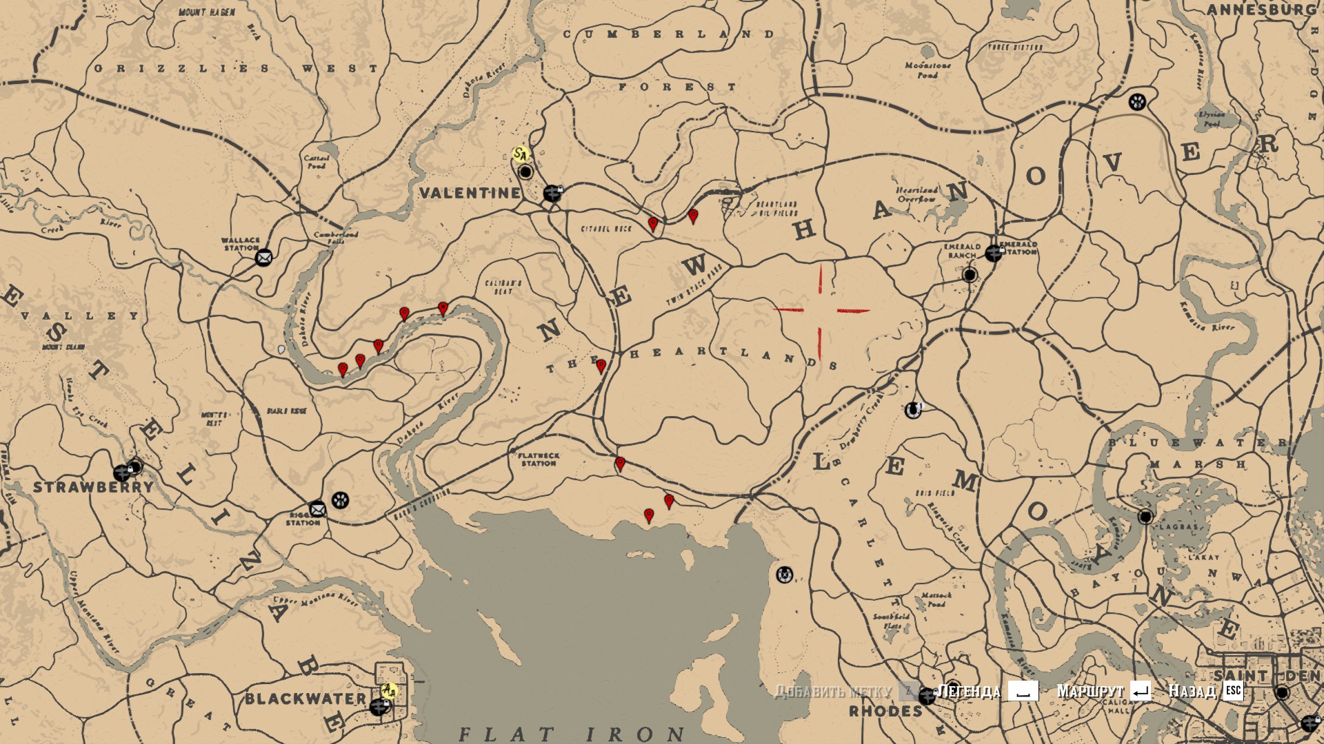 Red Dead Redemption 2 - Mint and Creeping Thyme Map Locations - Mint and Creeping thyme locations (that I found) - CAC49CE