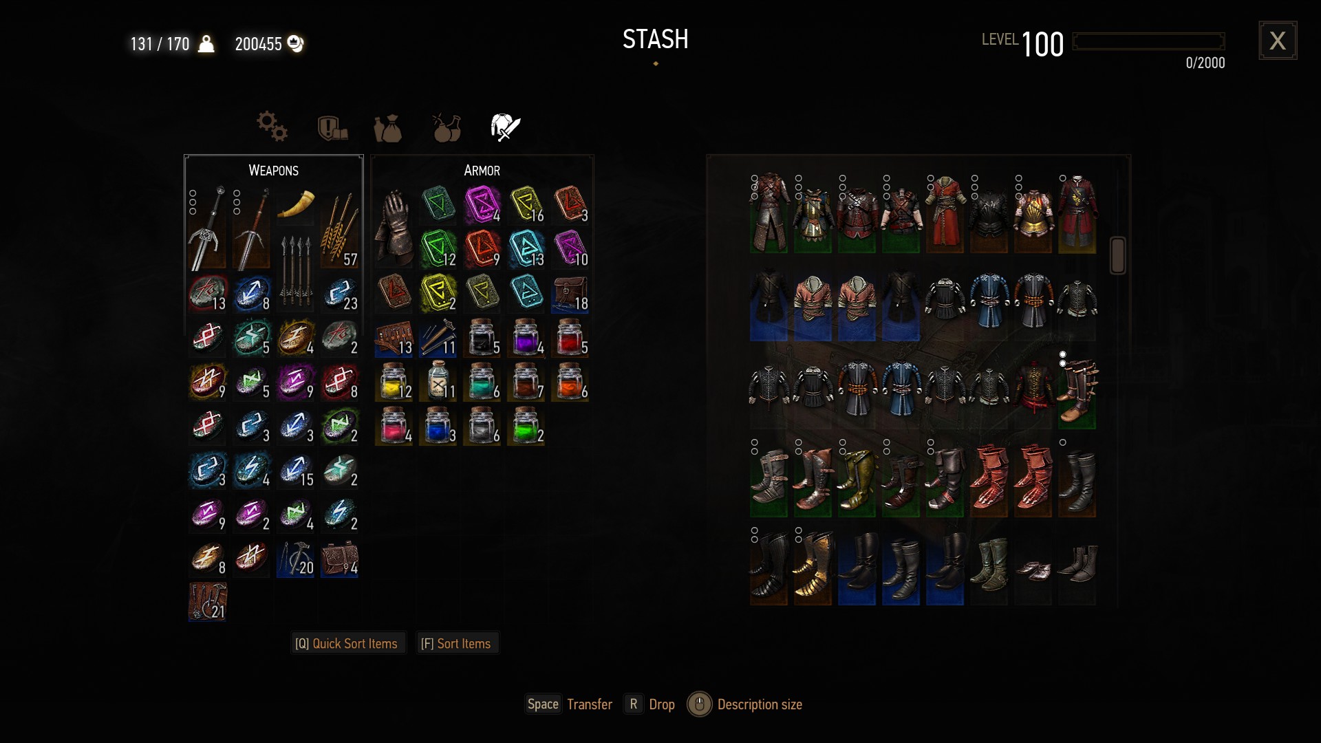 The Witcher 3: Wild Hunt - What to do after beating the game - Collect all witcher gear - B0E18F6