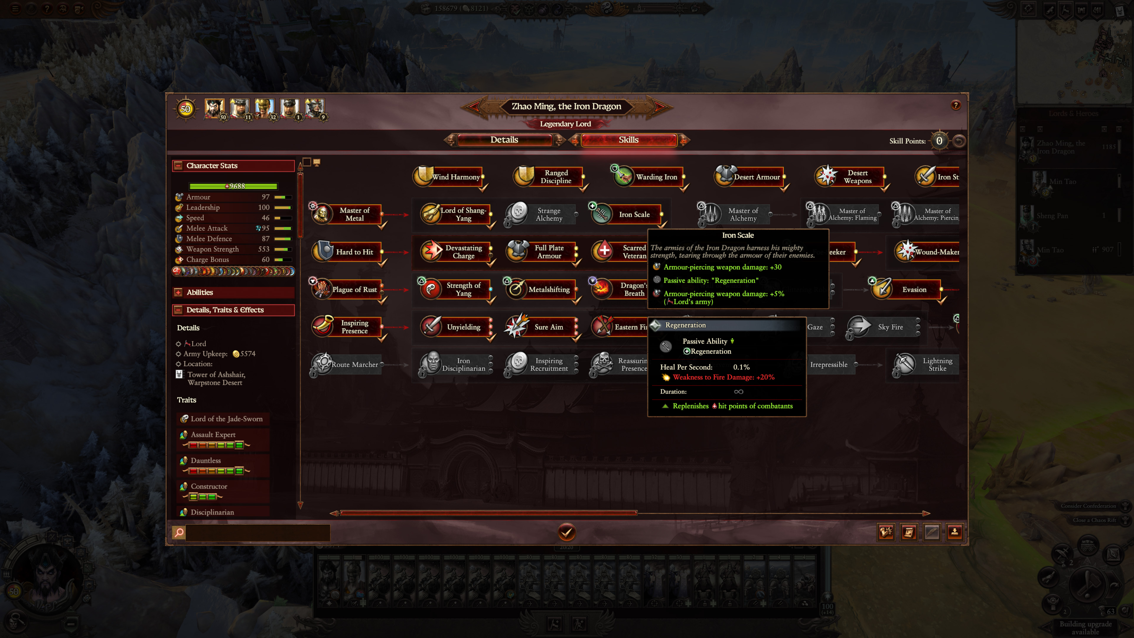 Total War: WARHAMMER III - Zhao Ming Gameplay + Basic Info - Zhao Ming The GOAT - F16787C