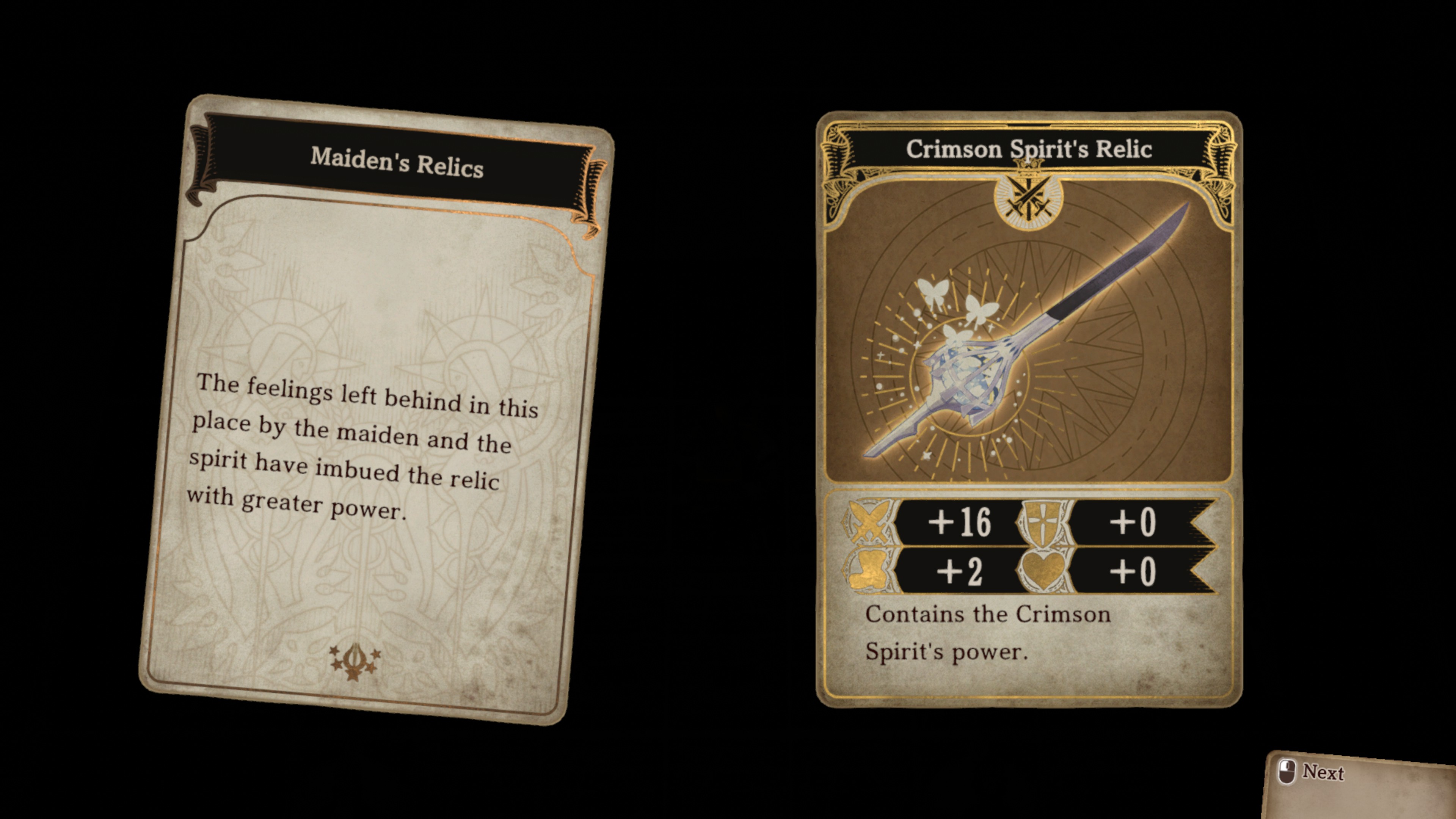 Voice of Cards: The Forsaken Maiden - Secret Hidden Weapon/Gear - Weapons - 7FF8B19