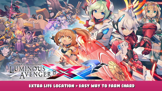 Gunvolt Chronicles: Luminous Avenger iX 2 – Extra life location + Easy way to farm (Hard mode) 1 - steamlists.com