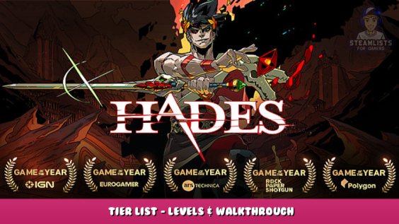 Hades – Tier List – Levels & Walkthrough 1 - steamlists.com