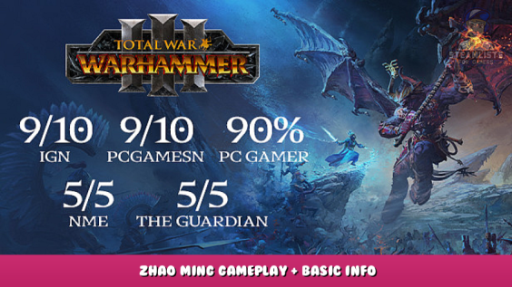 Total War: WARHAMMER III – Zhao Ming Gameplay + Basic Info 1 - steamlists.com