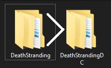 DEATH STRANDING DIRECTOR'S CUT - Importing an old save Guide - Open save folder - 72B64CC