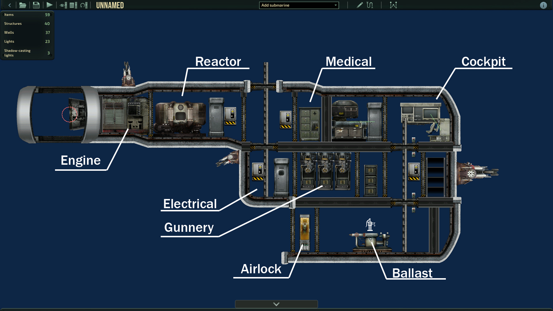 Barotrauma - Design and Making Your First Sub/Sub Editor Guide - Design | The First Steps of Design - 864F7A2