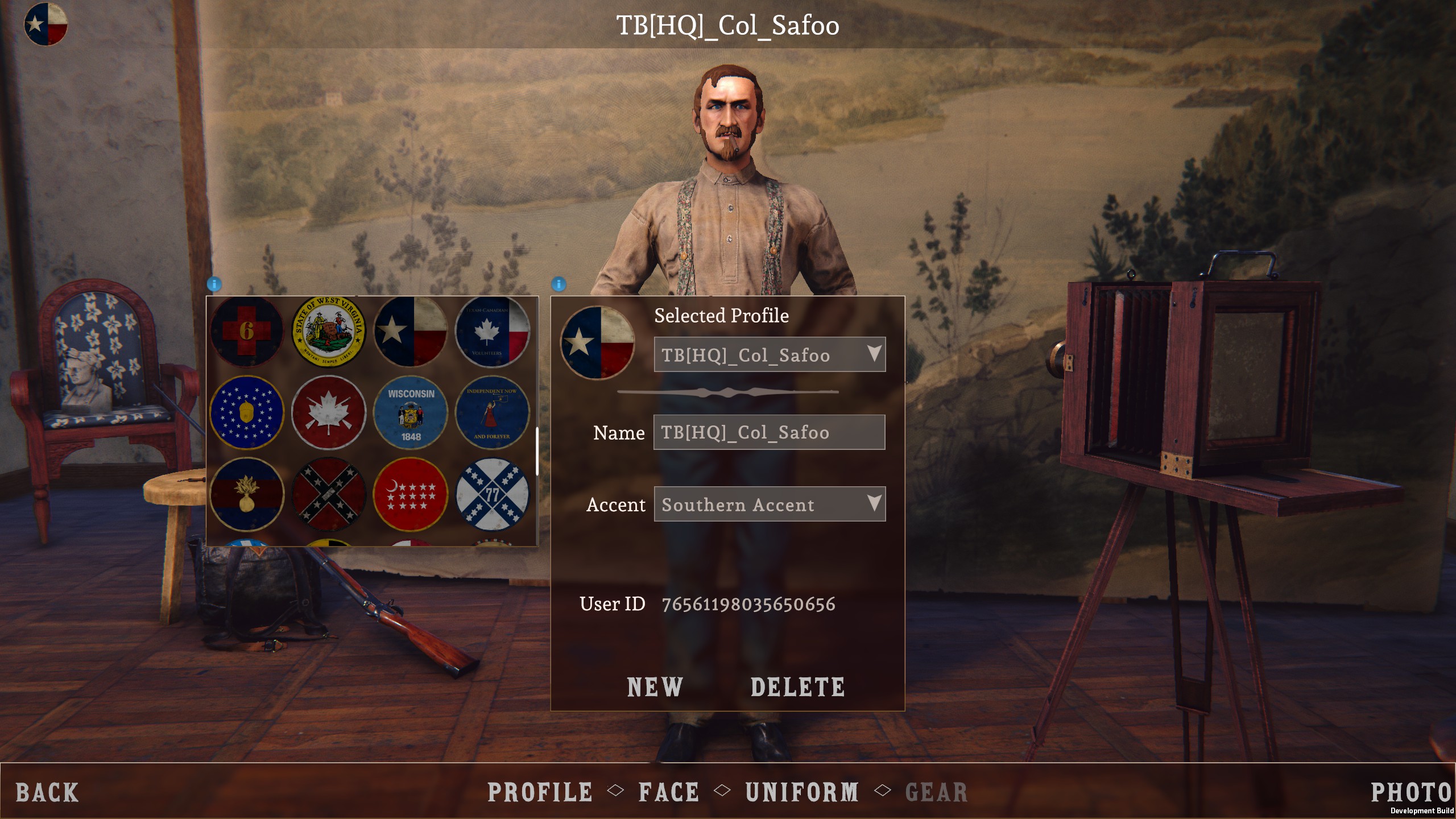 Battle Cry of Freedom - How to Customize Character & Uniform Guide - Ingame Profile - 39D945B