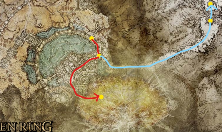 ELDEN RING - Intended Route + TLDR Useful Guide - Onwards to Leyndell - 77F4FC9