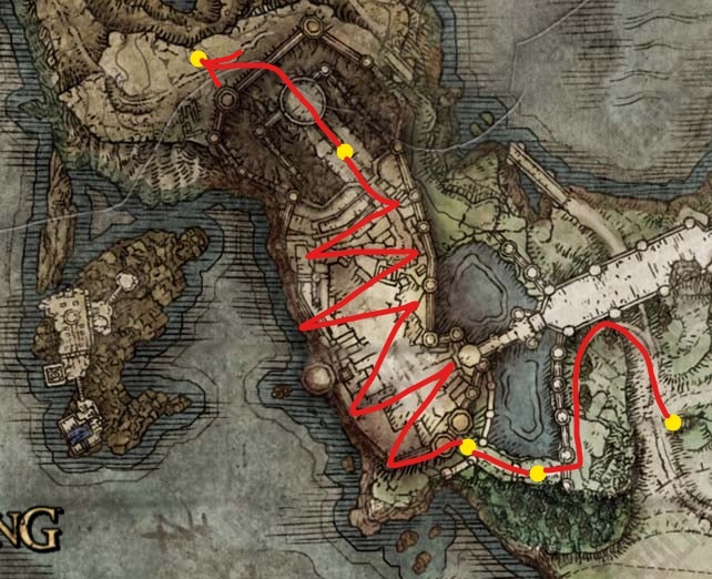 ELDEN RING - Intended Route + TLDR Useful Guide - Storming the Veiled Castle - D7CFDE2