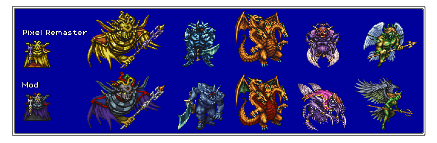 FINAL FANTASY II - Complete Modding Guide and Index - Enemy Sprite Mods - 27BA327