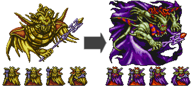 FINAL FANTASY II - Complete Modding Guide and Index - Enemy Sprite Mods - 5919878