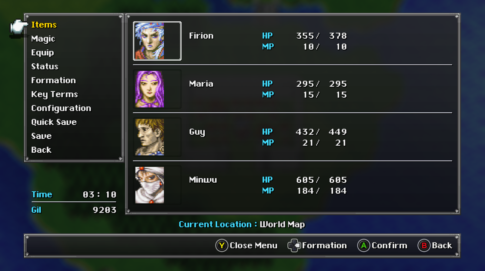 FINAL FANTASY II - Complete Modding Guide and Index - UI Mods: Window Frames - 2548258