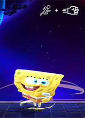 Nickelodeon All-Star Brawl - SpongeBob Basic Gameplay Guide - Grounded Attacks - E9F6A7F