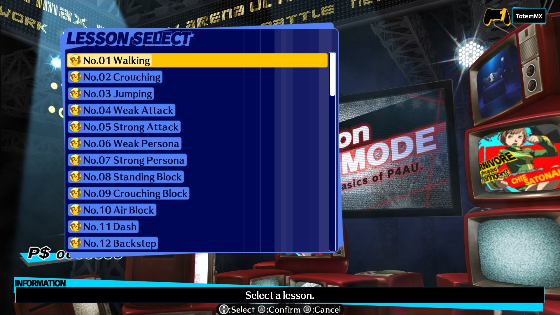 Persona 4 Arena Ultimax - Complete All Achievements Walkthrough - Practice Mode - 79B7C13
