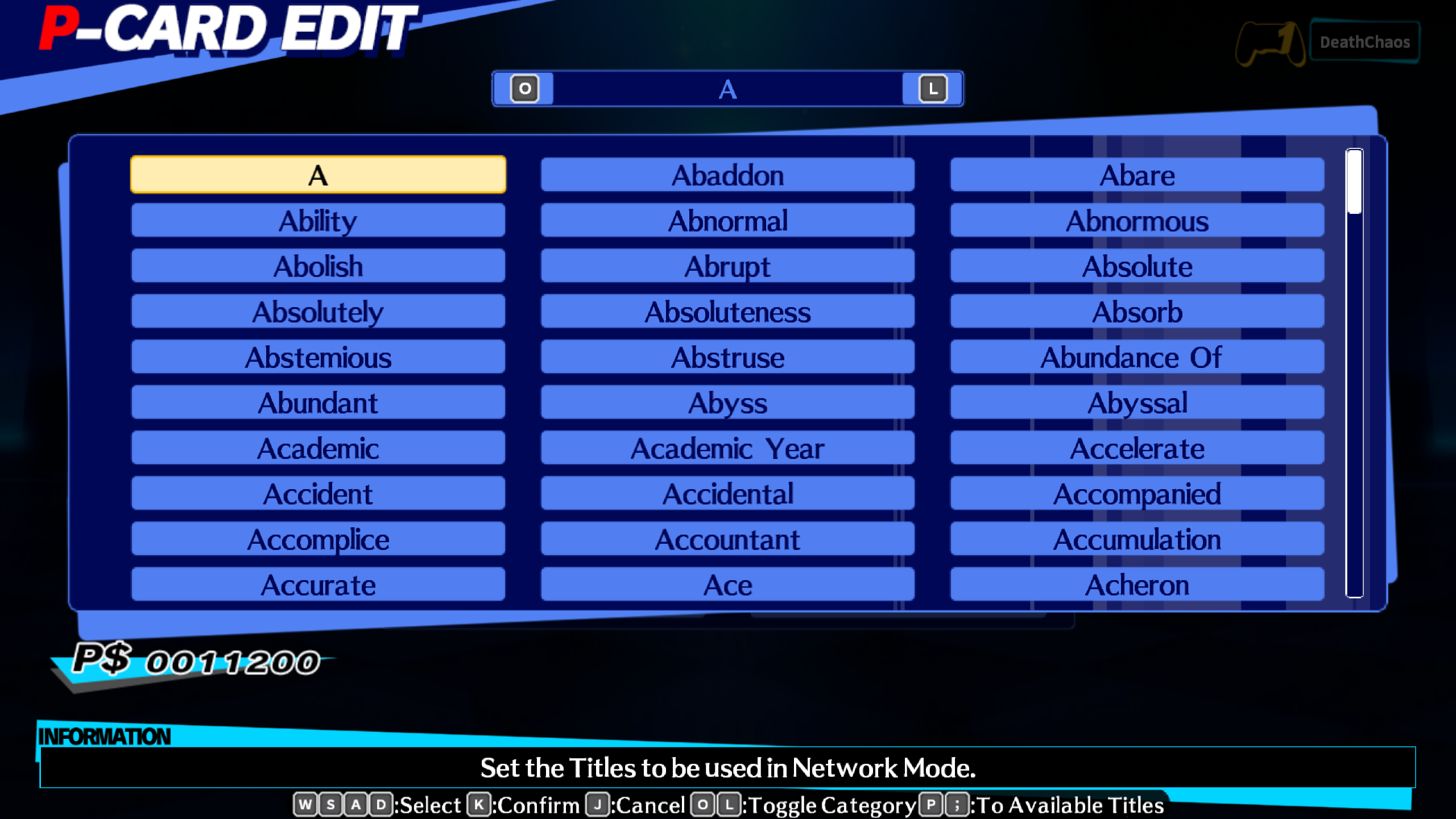 Persona 4 Arena Ultimax - Unlock all words/phrases for your Player Card (Save Editing) - Modifying your save in two clicks! - B585A6C