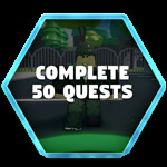 Roblox Thief Simulator - Badge Complete 50 Quests