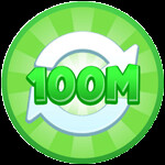 Roblox Toy Clicking Simulator - Badge Rebirth 100,000,000 times!