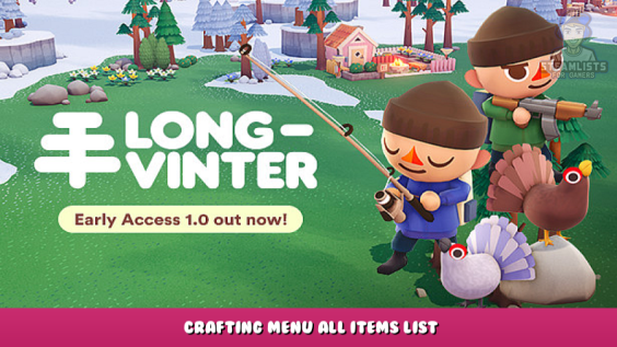 Longvinter – Crafting Menu All Items List 1 - steamlists.com