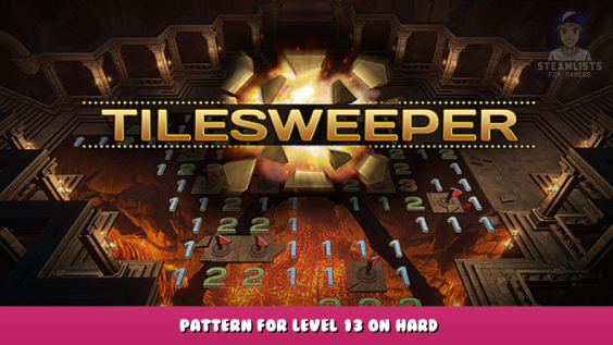 Tilesweeper – Pattern for level 13 on hard 1 - steamlists.com