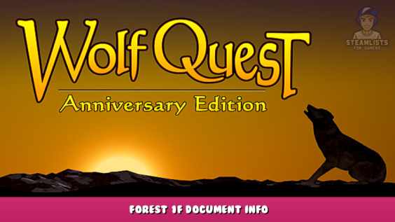 WolfQuest: Anniversary Edition – Forest 1F Document Info 1 - steamlists.com