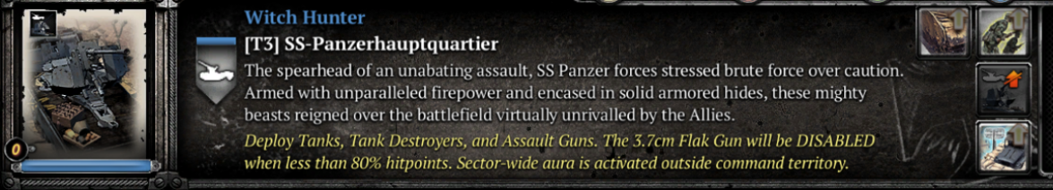 Company of Heroes 2 - Spearhead Waffen SS Faction for Dummies - -Tier 3- SS-Panzerhauptquartier - 4777DC5
