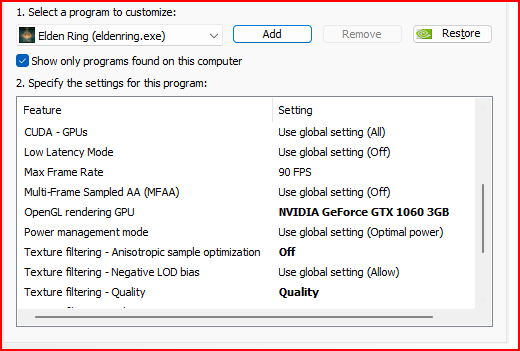 ELDEN RING - How to Improve FPS - Nvidia Control Panel Settings - My Settings(currently) - 18AD5E3