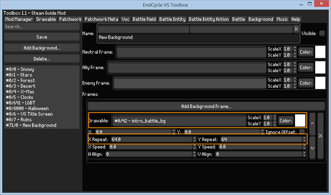 EndCycle VS - Modding Basics Tutorial - Creating A Background - 0790434