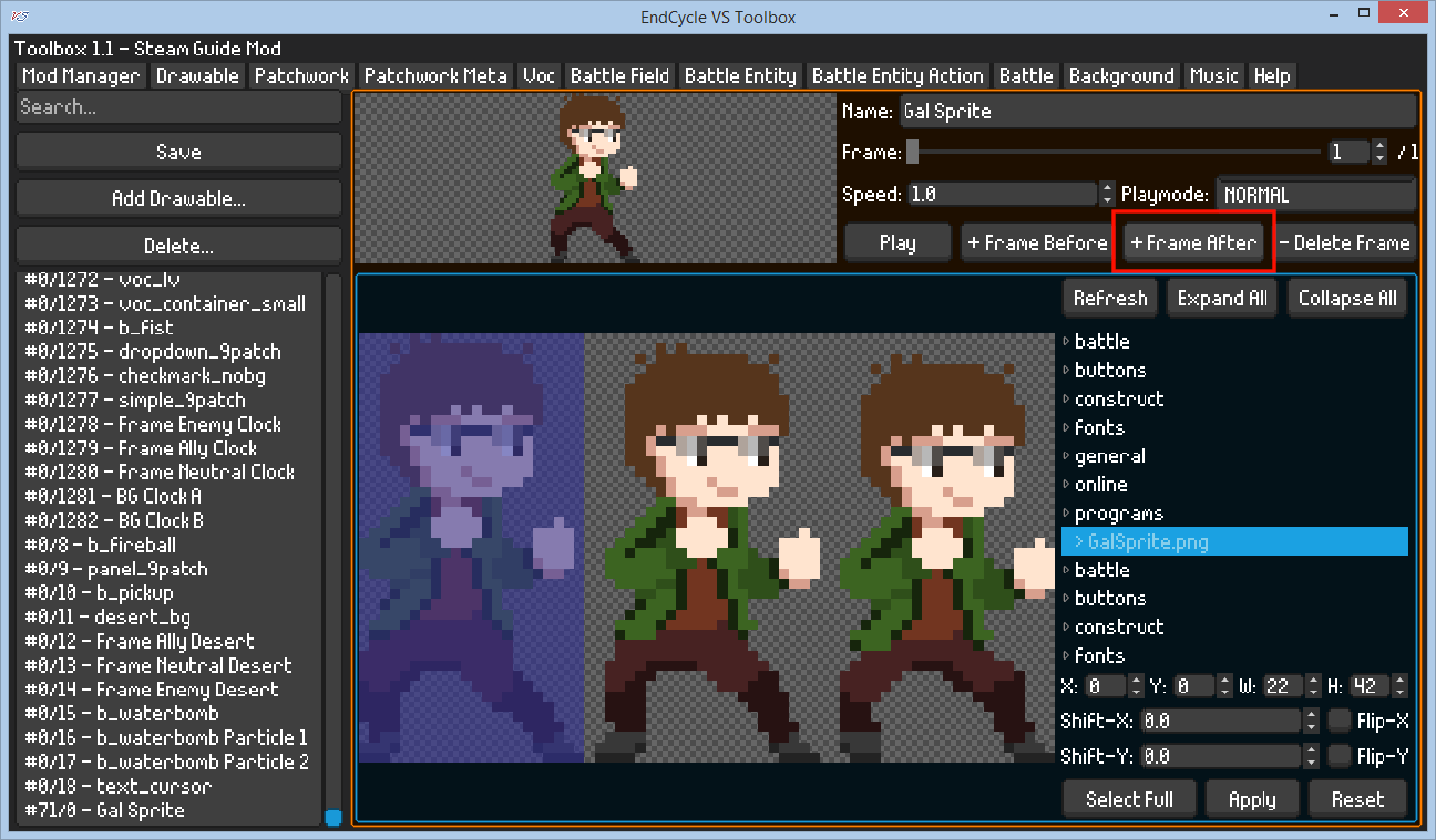 EndCycle VS - Modding Basics Tutorial - Inserting Sprites And Images - 38A25B0