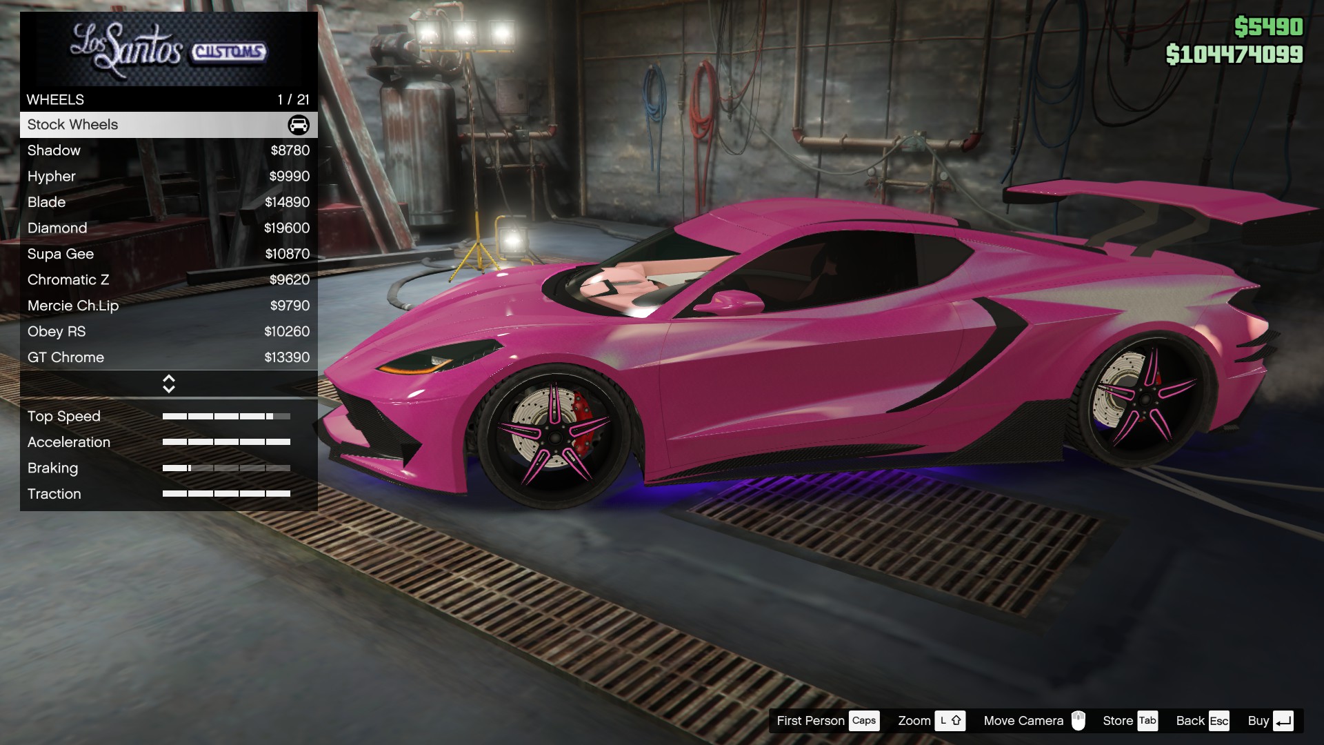 Grand Theft Auto V - How To Change Stock Wheel Color - Cars you can Change Stock Wheel Colors: - C84740E