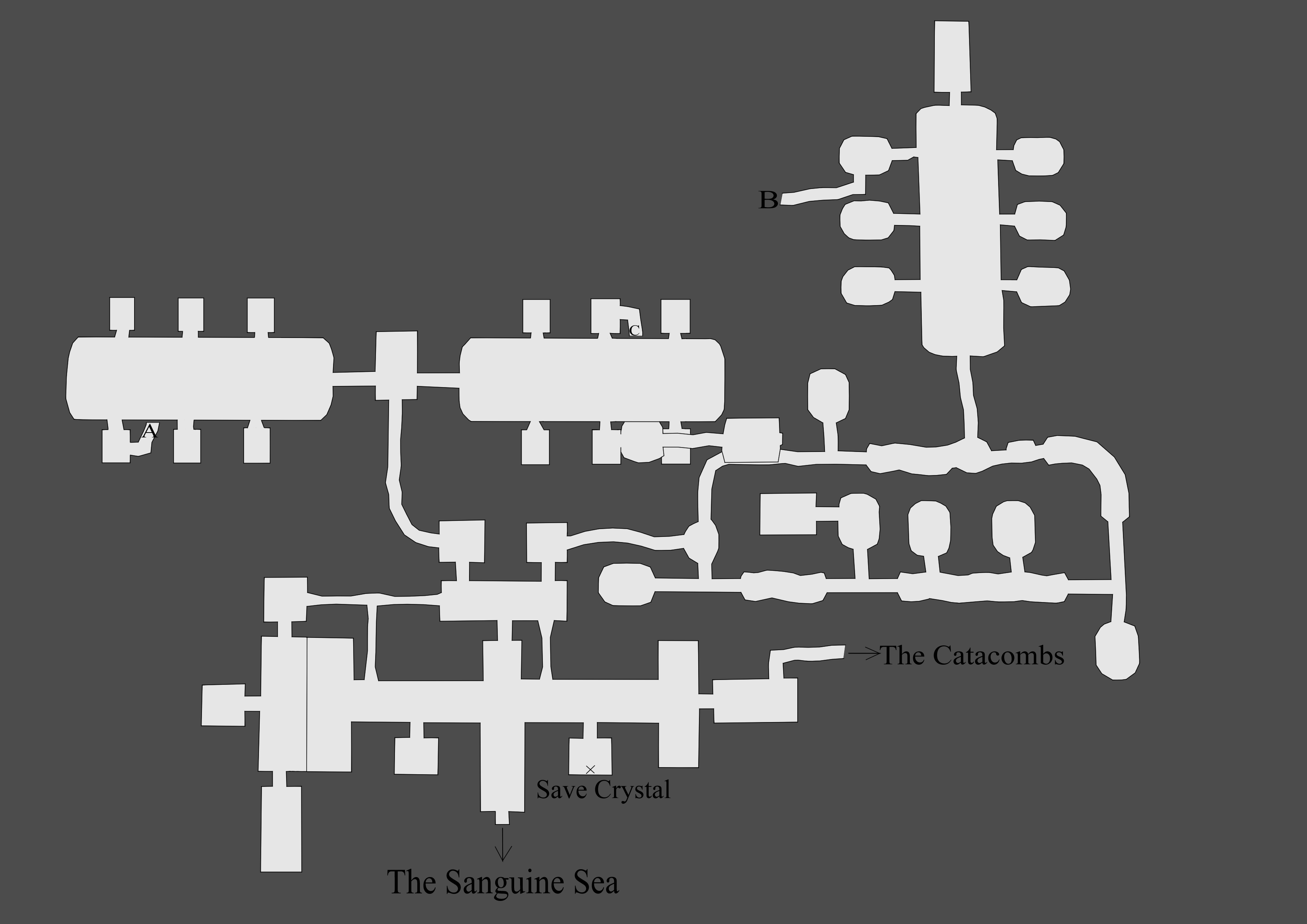 Lunacid - Map Guide - > Accursed Tomb, Crypt - 724AB7C