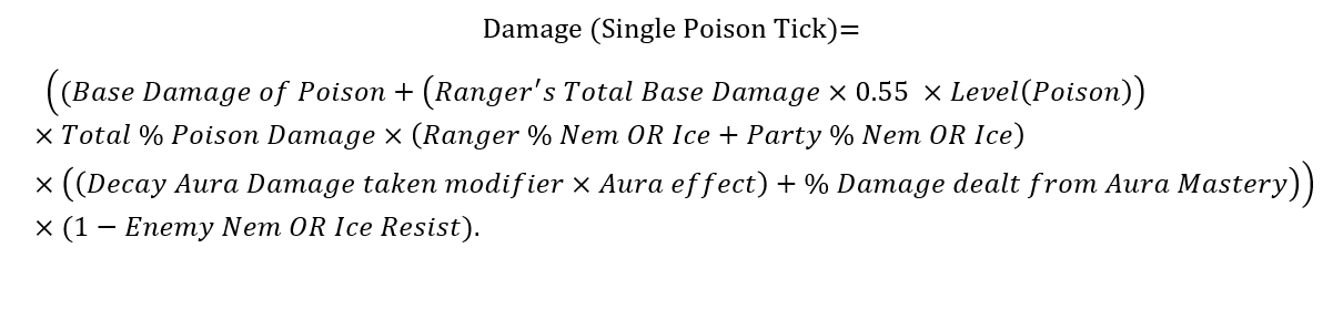 Mini Healer - Poison Guide & Information - Part 1C. The Damage Calculation - 0849C22