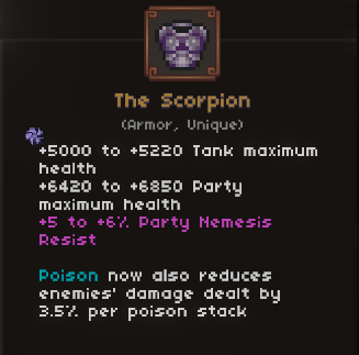 Mini Healer - Poison Guide & Information - Part 2Di: Anom Scorpion - A9Qm