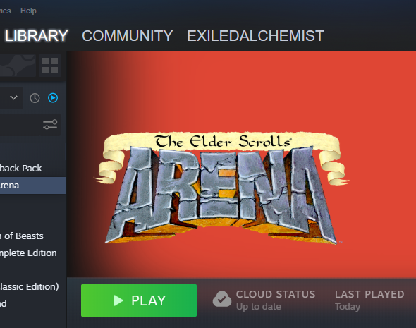 The Elder Scrolls: Arena - How to Run Arena CD version for Steam Overlay - Final Steps - 575E1C4
