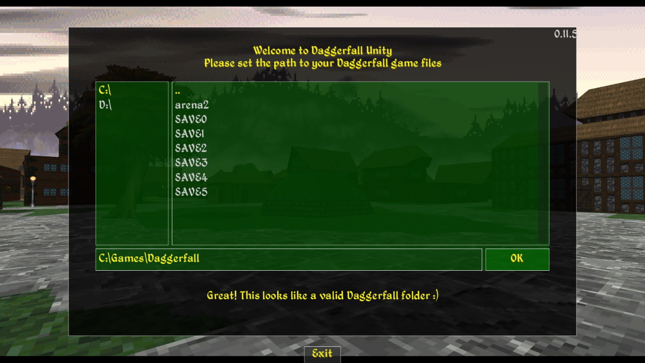 The Elder Scrolls II: Daggerfall - How to Set Unity with Steam Without Changing Any Files - Setting Up Daggerfall Unity - D1A39A6
