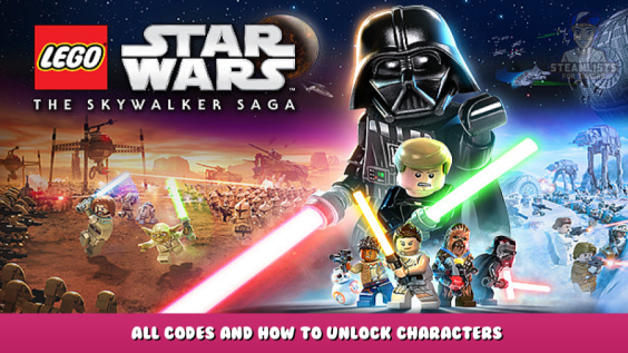 LEGO® Star Wars™: The Skywalker Saga – All Codes and How to Unlock Characters 1 - steamlists.com
