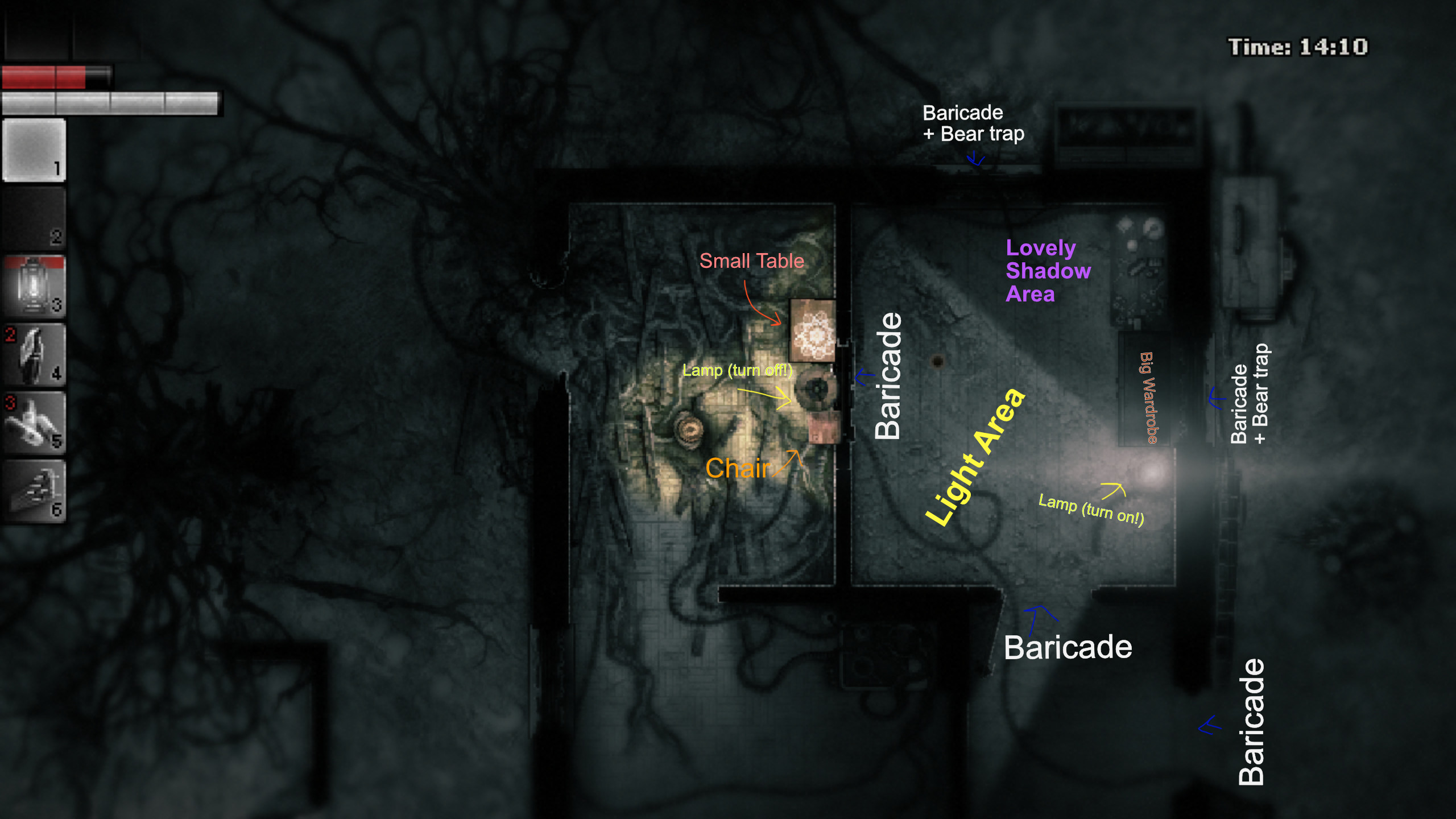 Darkwood - Barricading Methods for Hideout Tutorial Guide - Dry Meadow Hideout - E188D16