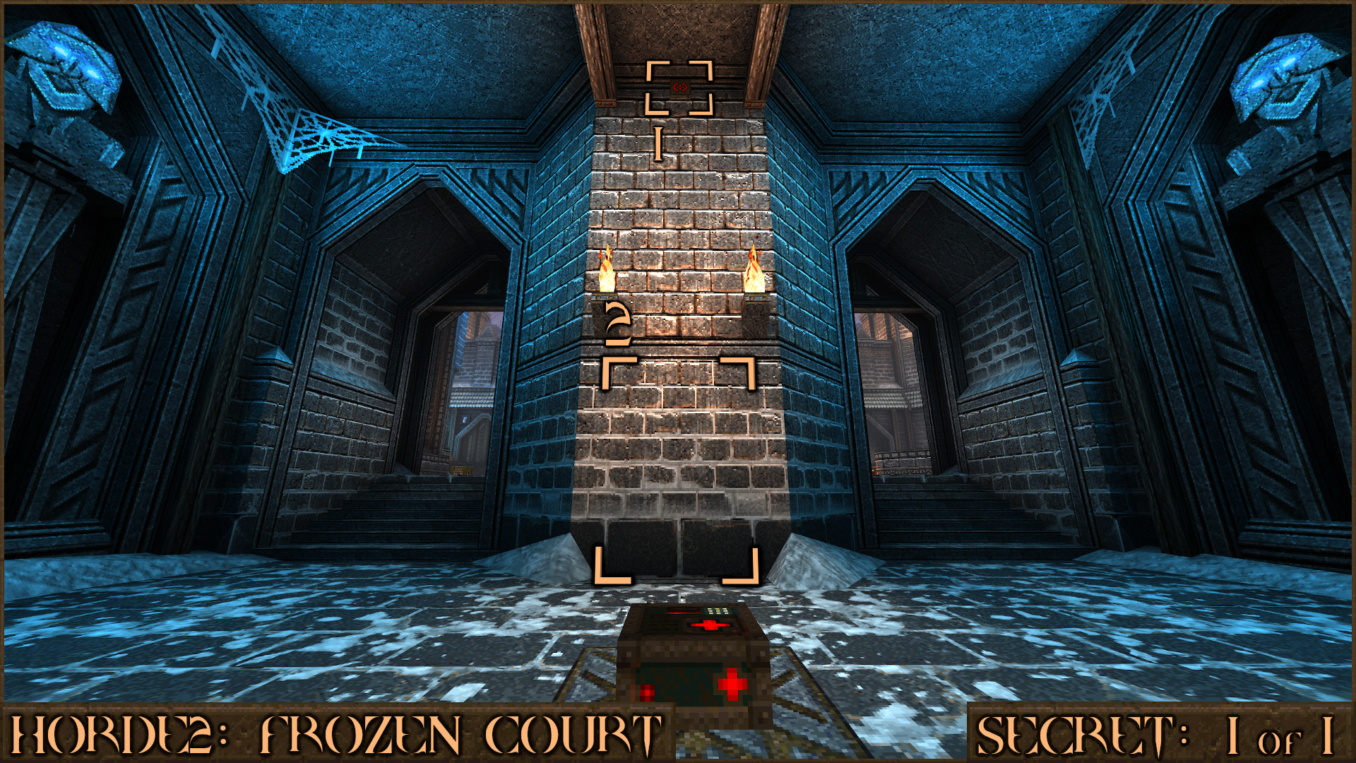 Quake - Finding all the Secrets - HORDE2: Frozen Court - 2D466D0