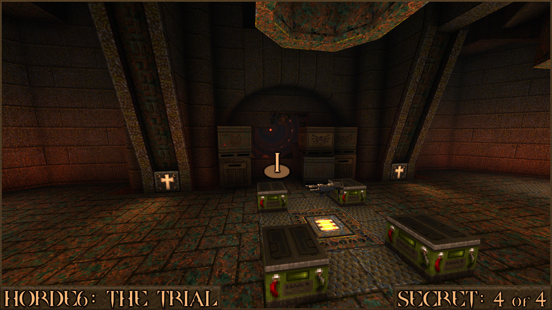 Quake - Finding all the Secrets - HORDE6: The Trial - 7B0A4DA