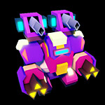 Roblox Bot Clash - Badge Defeated the purple 