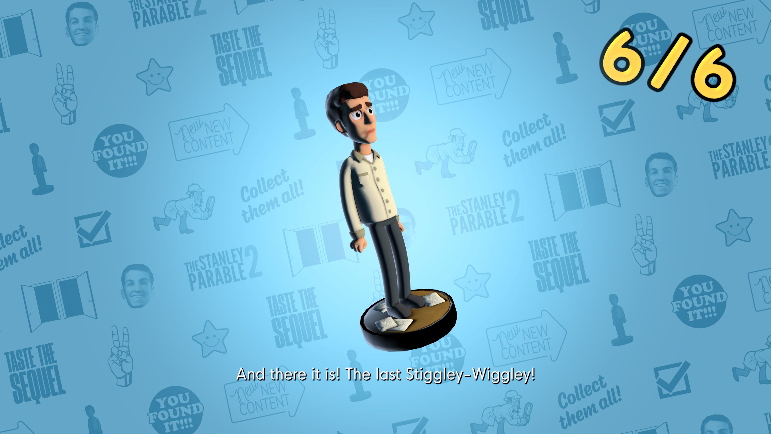 The Stanley Parable: Ultra Deluxe - Six Mini-Stan figurines location tips - Congratulations! - 6B6CC2E