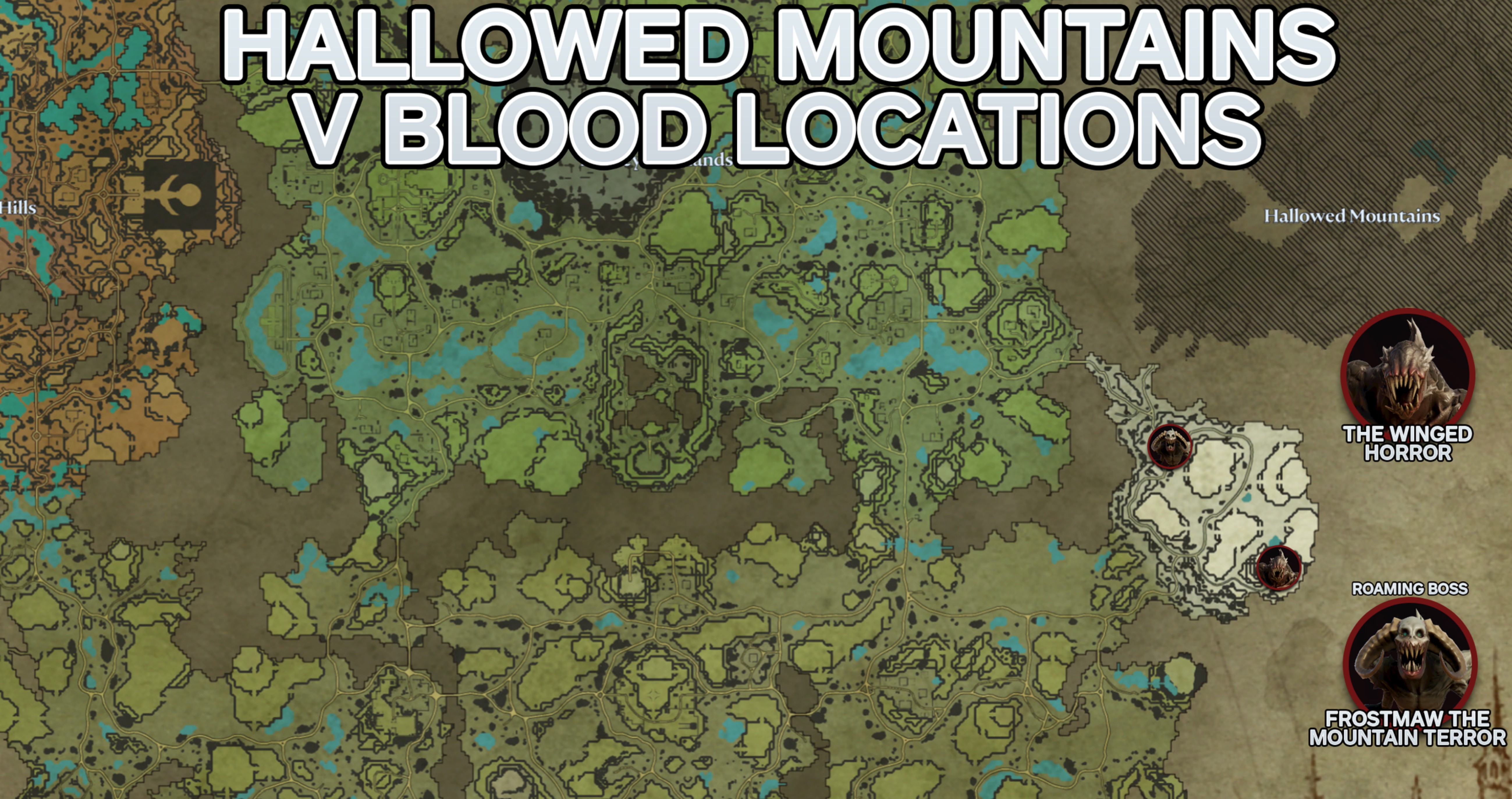 V Rising - All Blood Boss Locations Guide - All V Blood Bosses in Hallowed Mountains - 02ECFF6